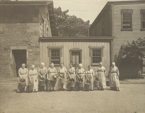 City Home for the Aged, Blackwell's Island, ca. 1900. Frederick A. Walter, Department of Public Charities Collection, NYC Municipal Archives.