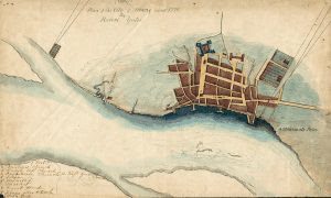 Map of the CIty of Albany about 1770 by Robert Yates