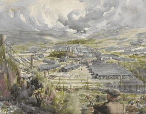 View of a PoW Camp, Isle of Man