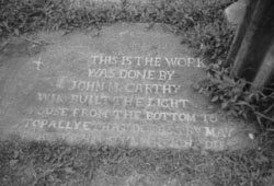 Lighthouse inscription
