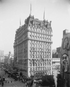 Knickerbocker Hotel seen from Seventh Avenue