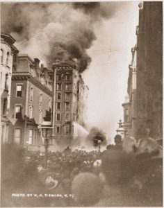 Fire at the Windsor Hotel