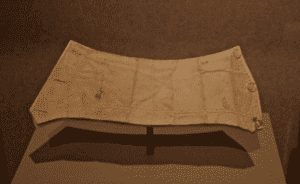 blood-stained sleeve cuff belonging to Keene