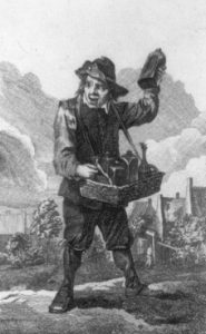 nineteenth century English print of A Dutch Gin Merchant